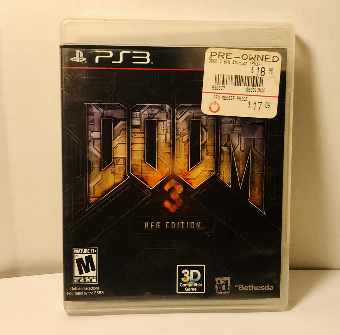 Doom 3 BFG Edition PS3 PlayStation 3 –