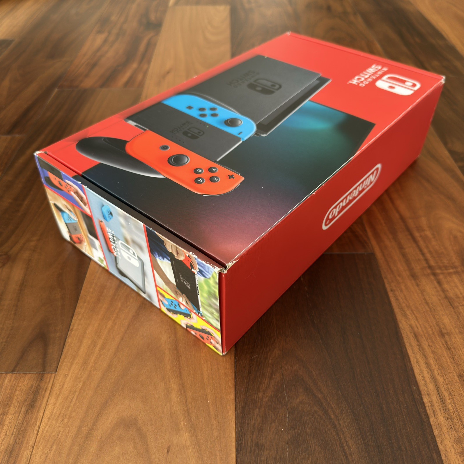 Nintendo Switch – BOX ONLY – Red & Blue Authentic Box – NO Console