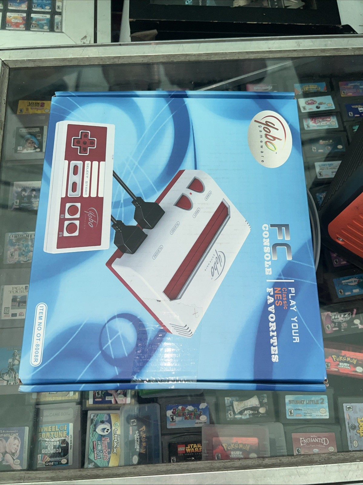 Brand New Red & White Yobo Fc Game Console play Your NES 8 Bit Nintendo Games !