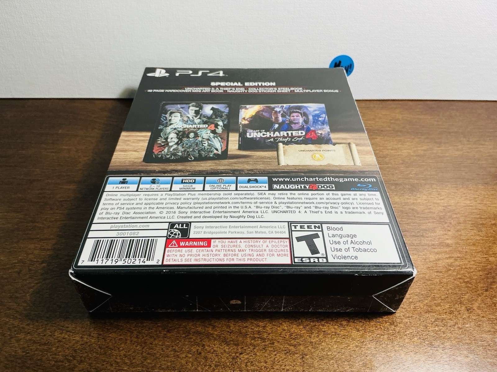 Uncharted 4 A Thief’s End (Libertalia Collectors Edition PS4 Near Mint Sealed