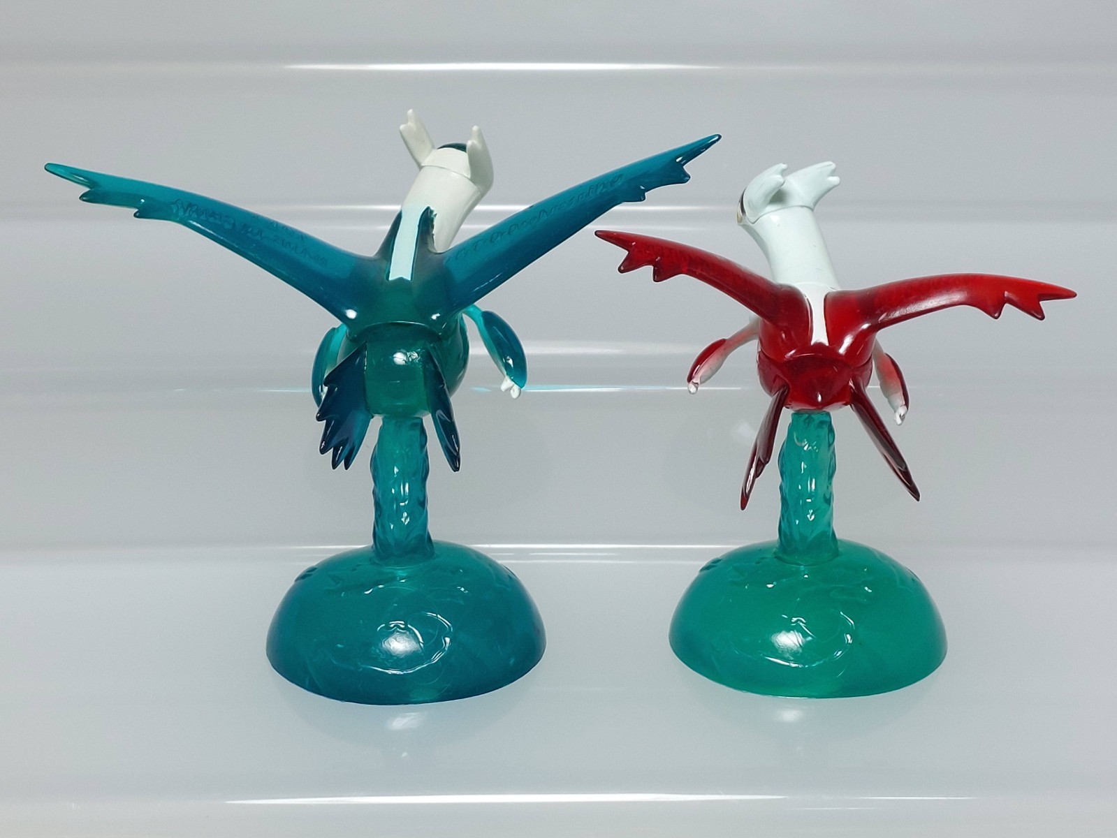 Latios Latias (Clear ver) Pokemon Movie Monster Collection Figure Tomy 2.4-2.9in