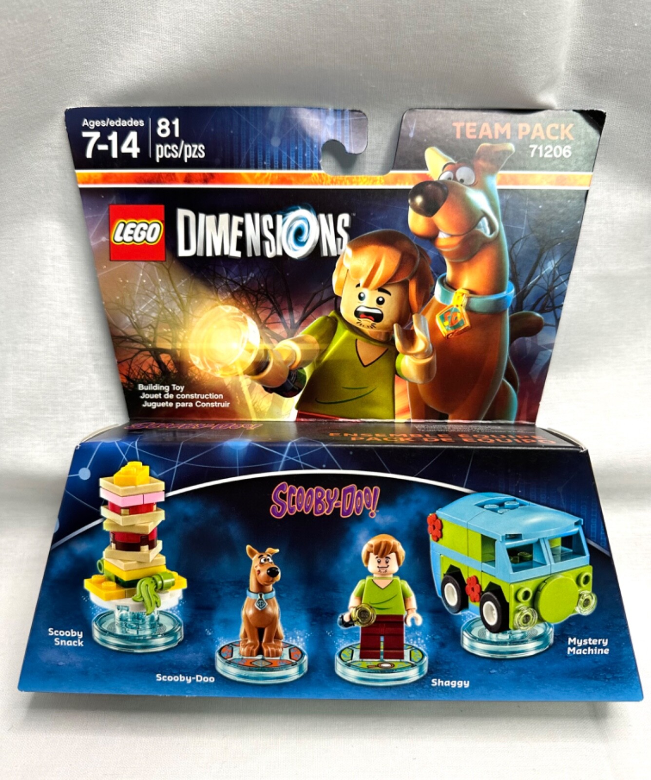Lego Dimensions Scooby Doo Team Pack Shaggy Scooby Snack Mystery Machine 71206