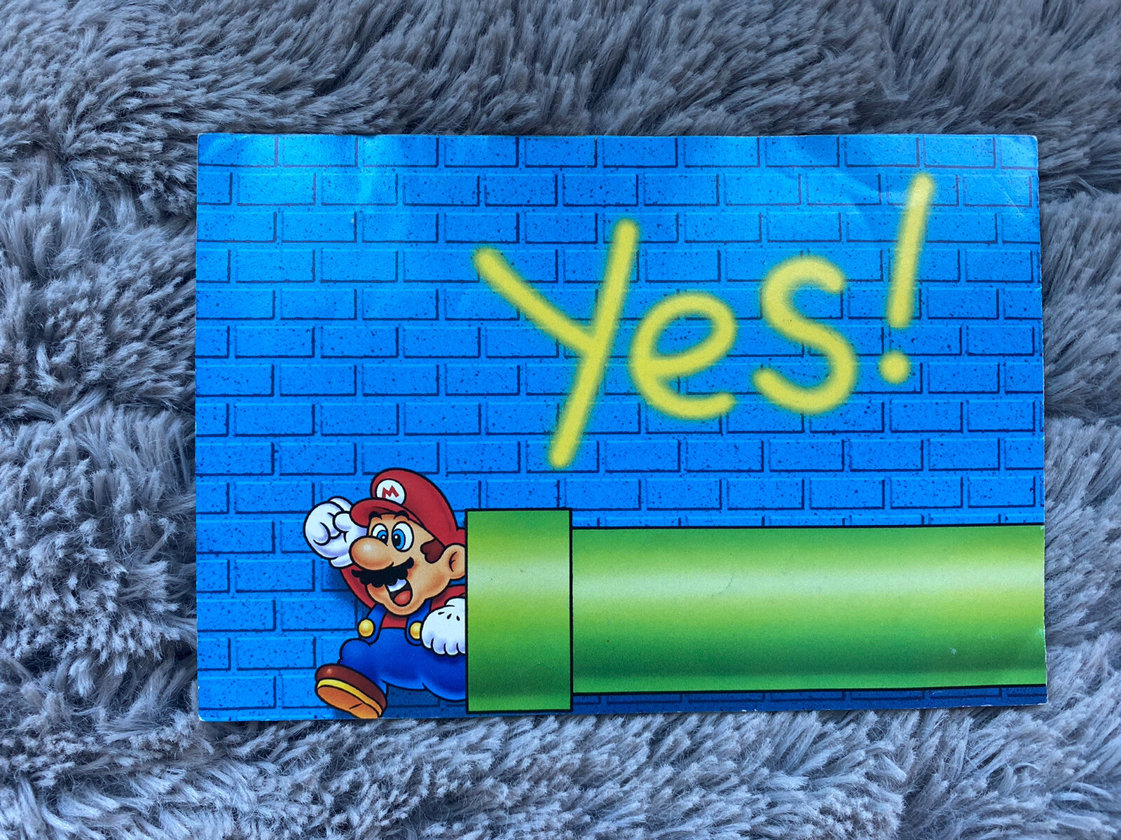 Yes! Brick Wall Nintendo Power SNES Fold-out INSERT ONLY Authentic Nintendo