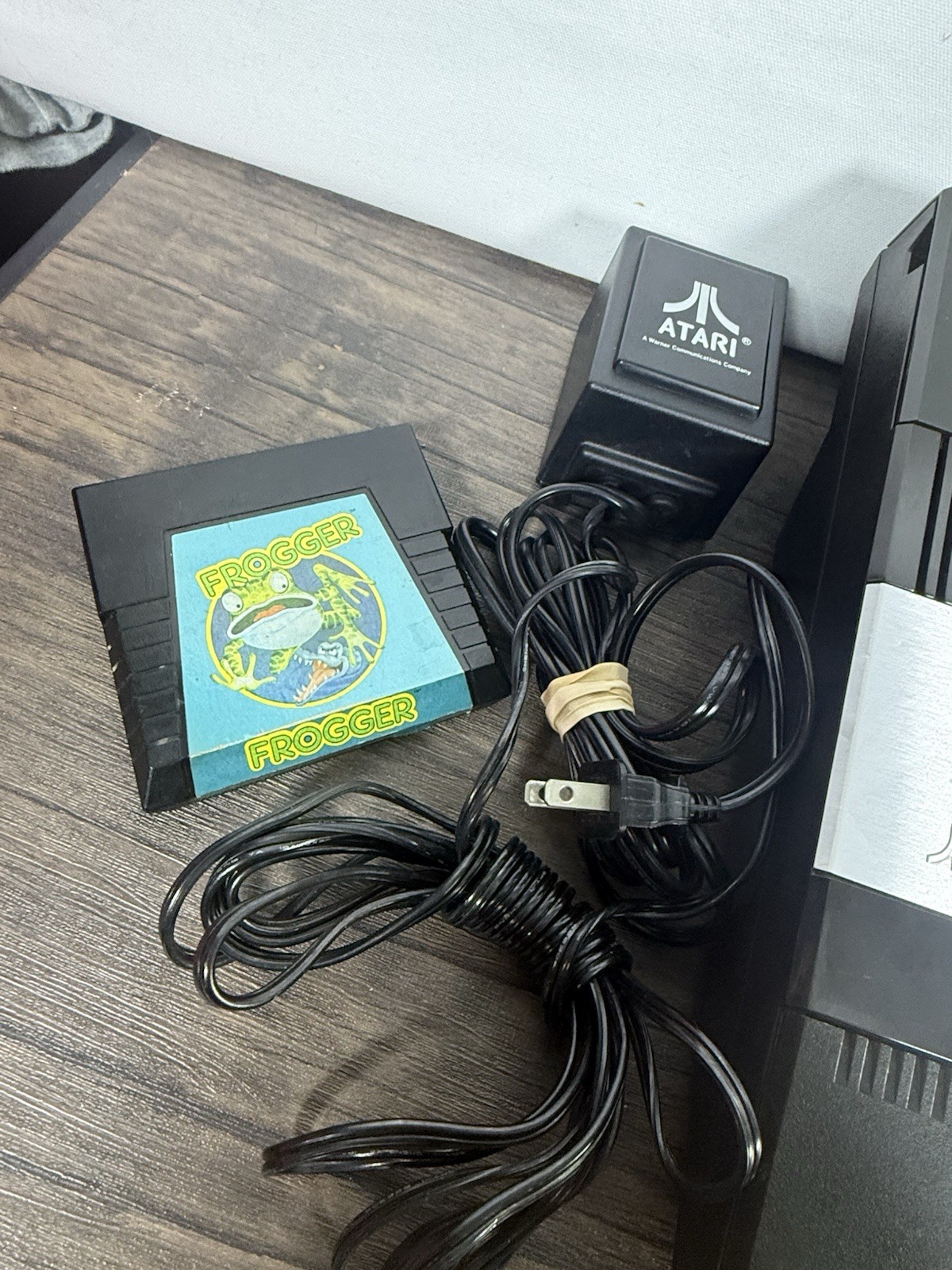 Atari 5200 2-Port Console w/ 2 Controllers, Power Cords, Frogger, Pac Man Bundle