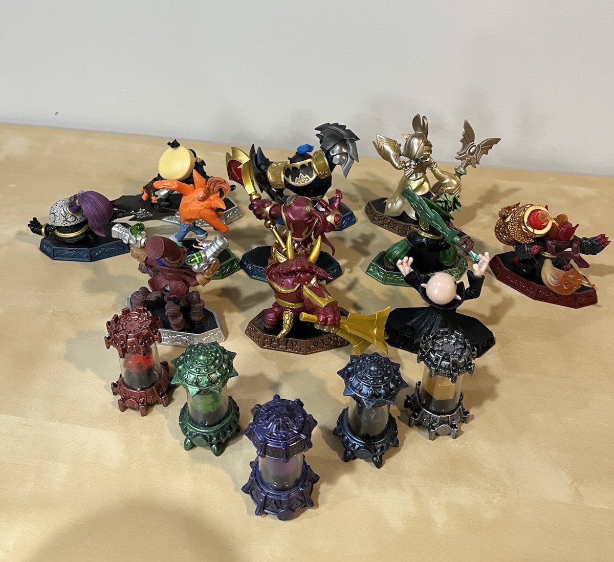 Skylanders Imaginators Lot Of 16 Figures And Crystals. CLEANED AND TESTED.