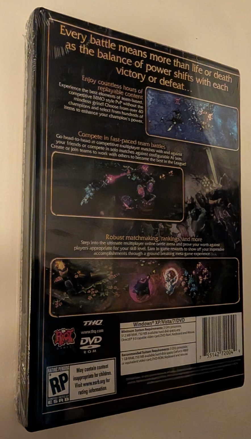 RARE BRAND NEW SEALED League of Legends Collectors Pack Riot Games LoL MOBA 2009