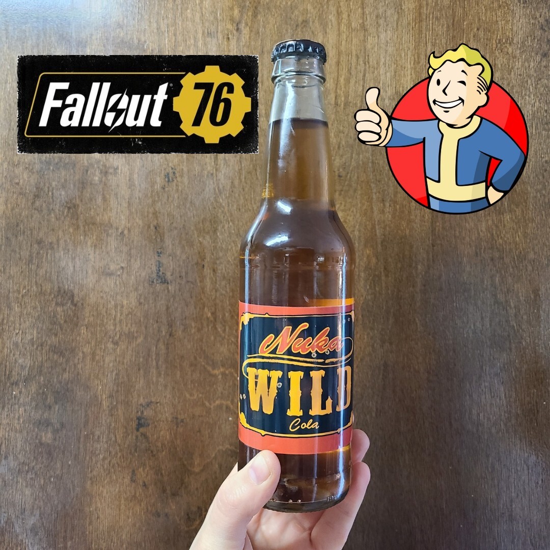 Nuka Cola Wild Cosplay Prop | Gamer Gift | Soda Pop | Fallout 76