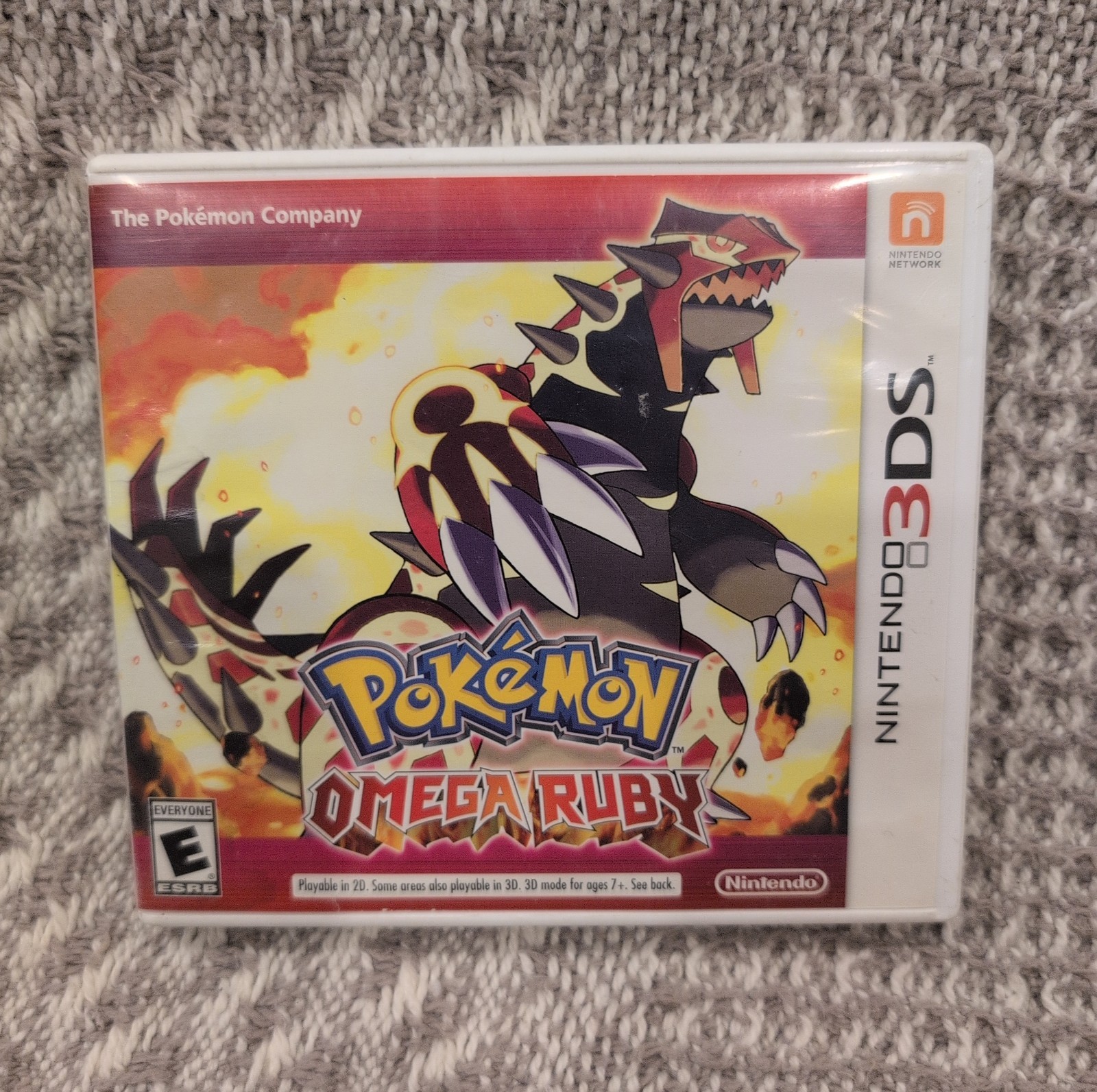 Pokemon Omega Ruby Case Only Nintendo 3DS No Game No Inserts