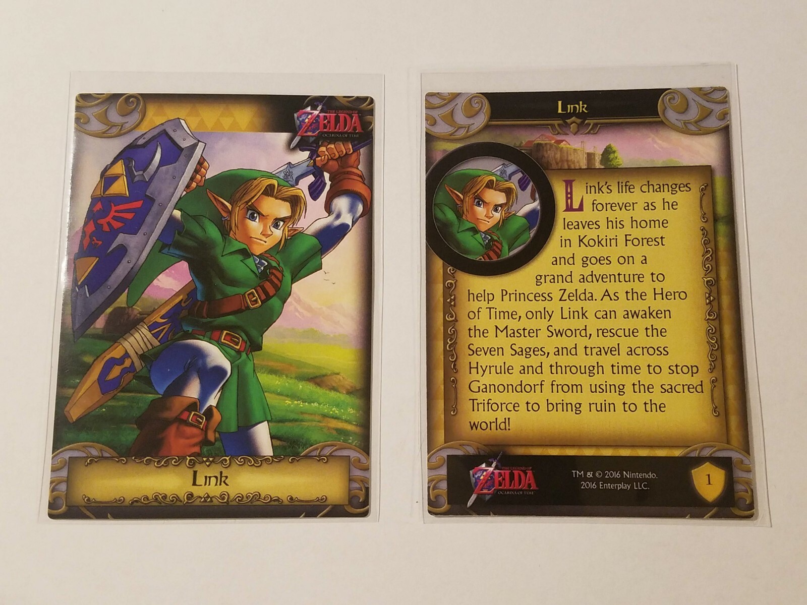 Legend of Zelda Trading Cards – 2016 Enterplay – You Pick – Silver / Gold Foils