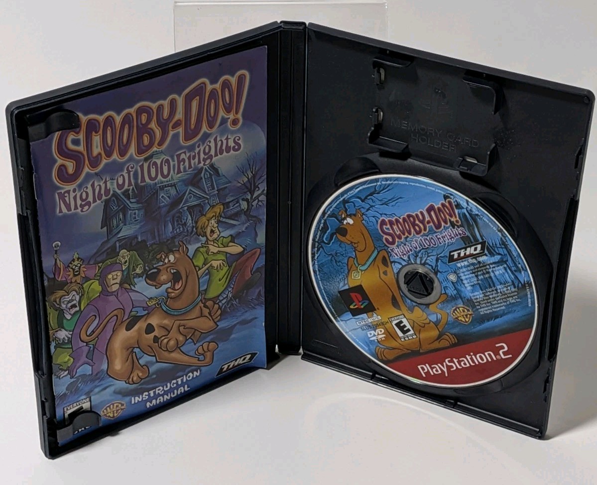 Scooby Doo-Night of 100 Frights – Sony PlayStation 2 Complete In Box