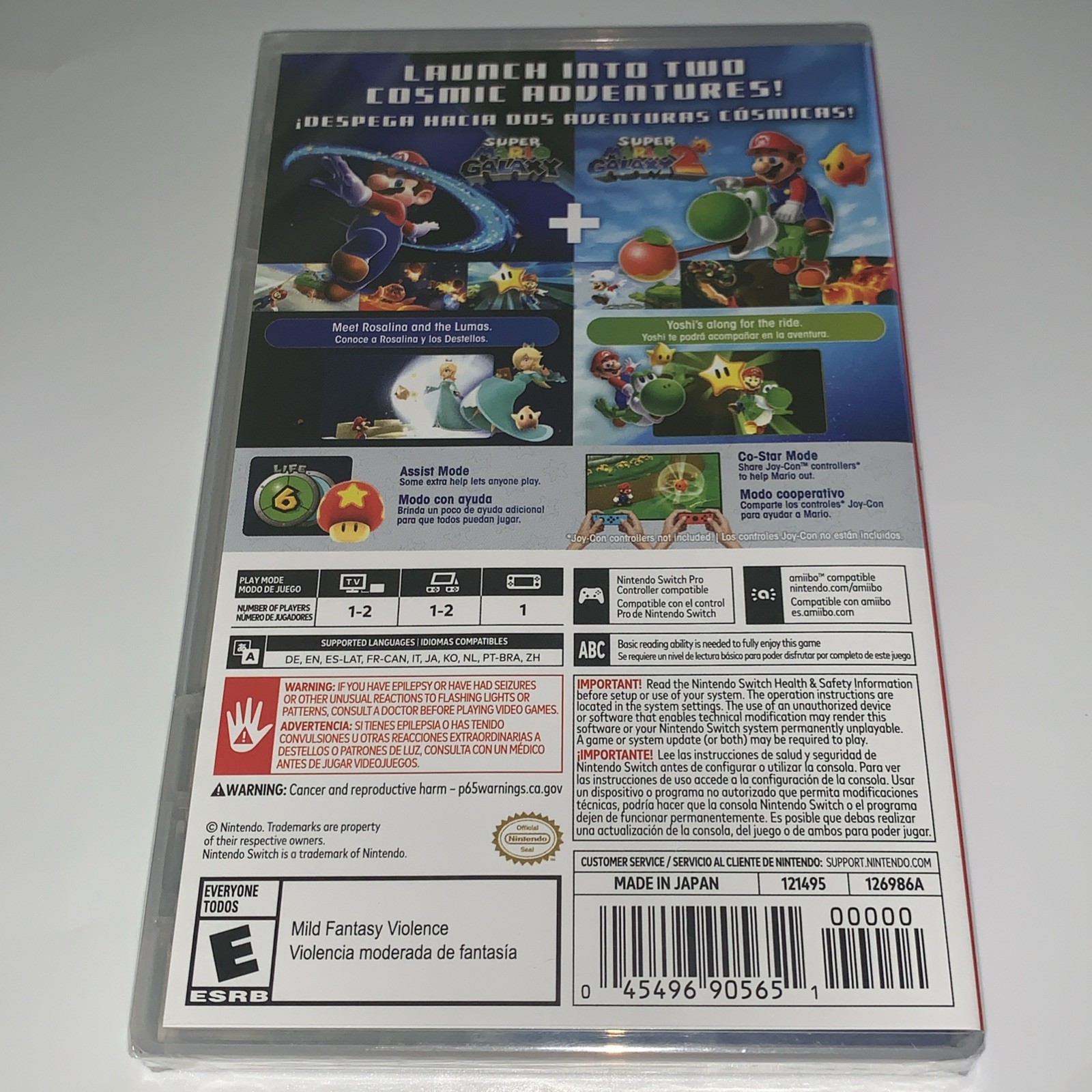Super Mario Galaxy + Super Mario Galaxy 2 – Nintendo Switch | Brand New Sealed!