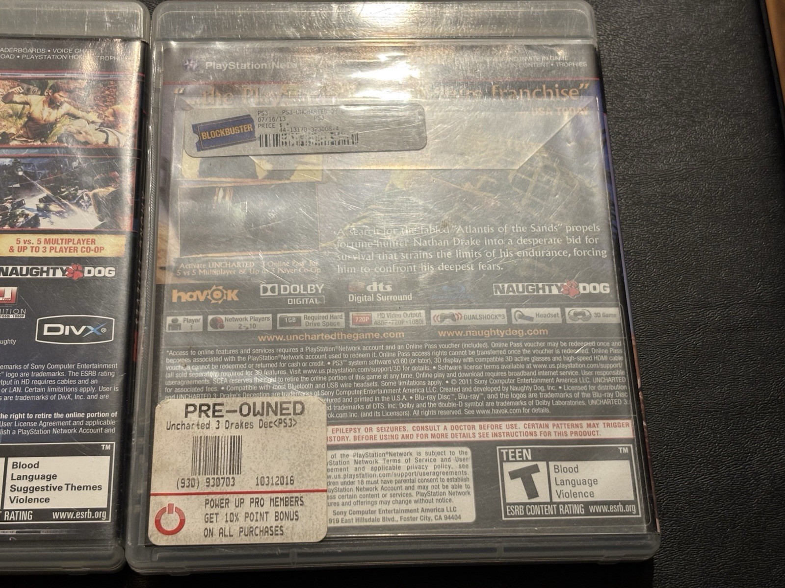Uncharted 1, 2 & 3 Trilogy 3 Games (Sony PlayStation 3 PS3) CIB Complete Tested!