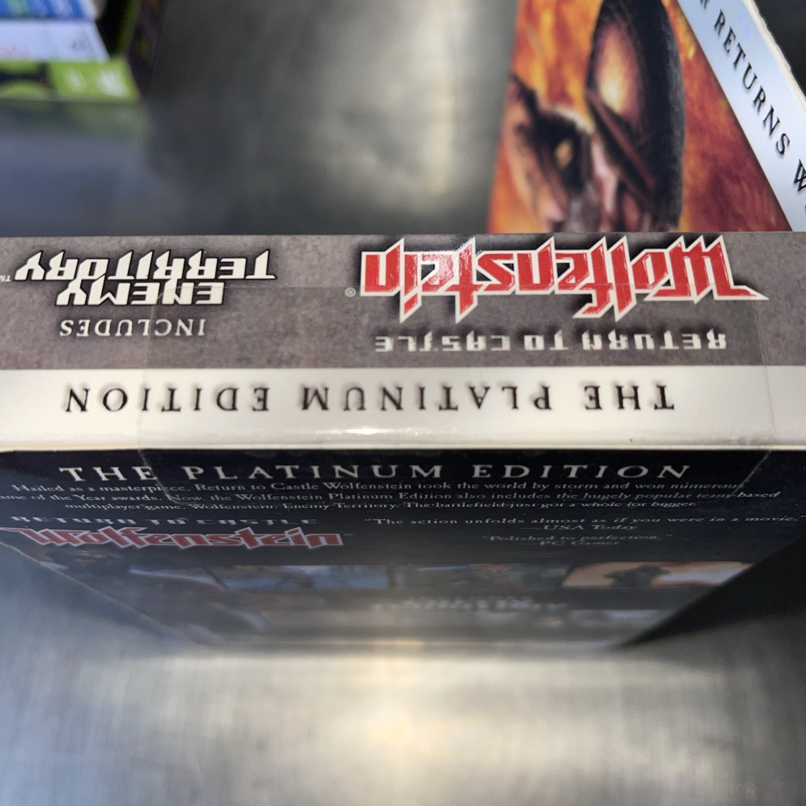 Return to Castle Wolfenstein Platinum Edition + Enemy Territory PC 2003 SEALED