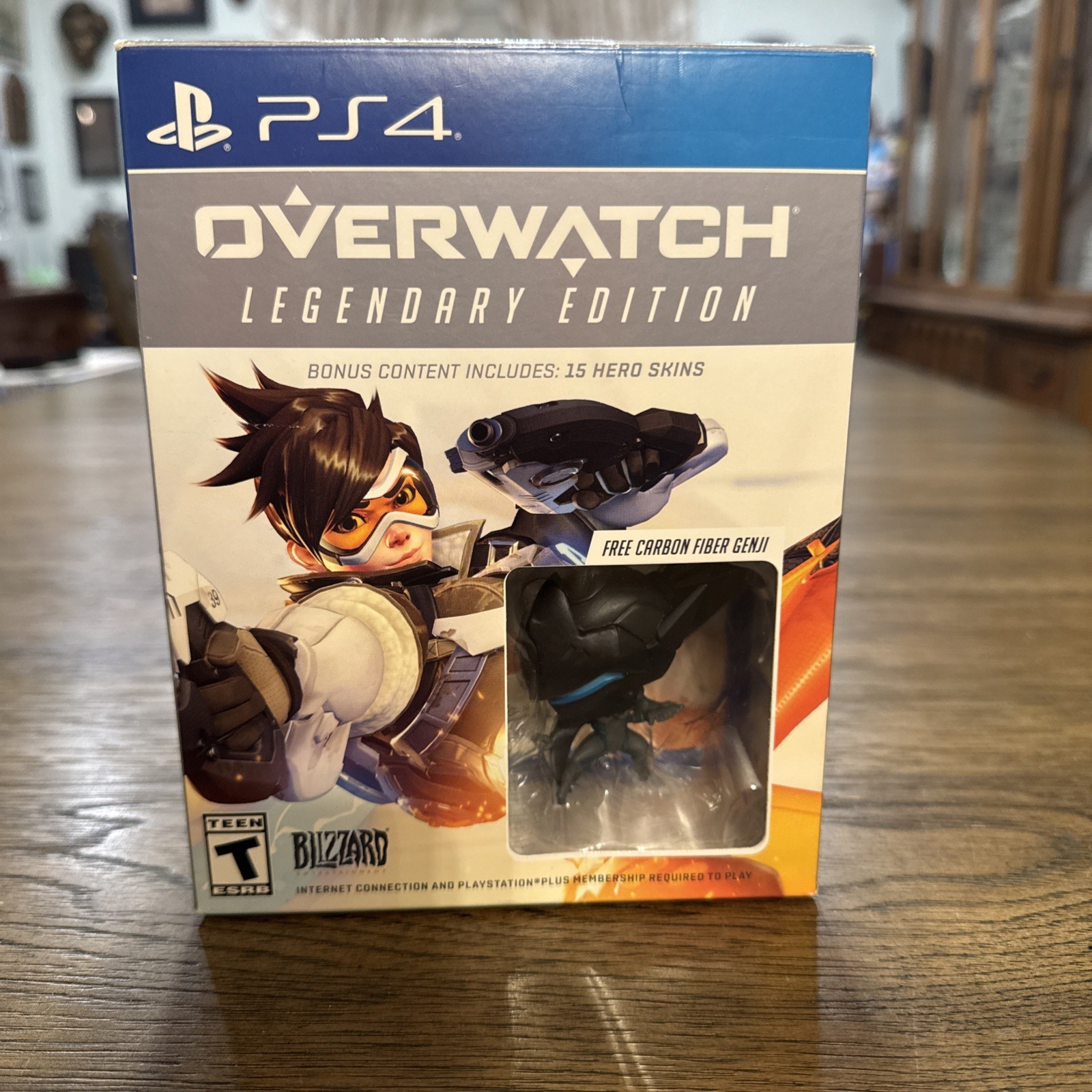 Overwatch Legendary Edition Bundle Carbon Fiber Genji Sony PS4 Very Good