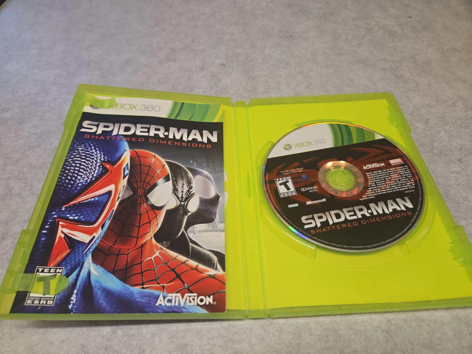 Spider-Man: Shattered Dimensions [Xbox 360] [X360] [2010] [Complete] Not Tested