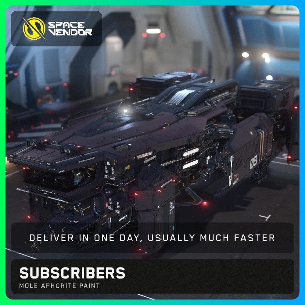 Star Citizen – MOLE Aphorite Paint – Space Vendor