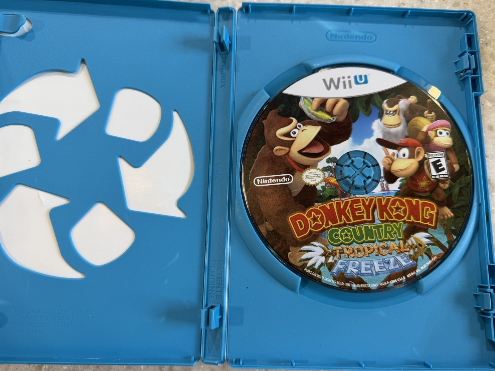 DONKEY KONG COUNTRY TROPICAL FREEZE WII U NINTENDO WIIU WII U GAME & CASE NES HQ