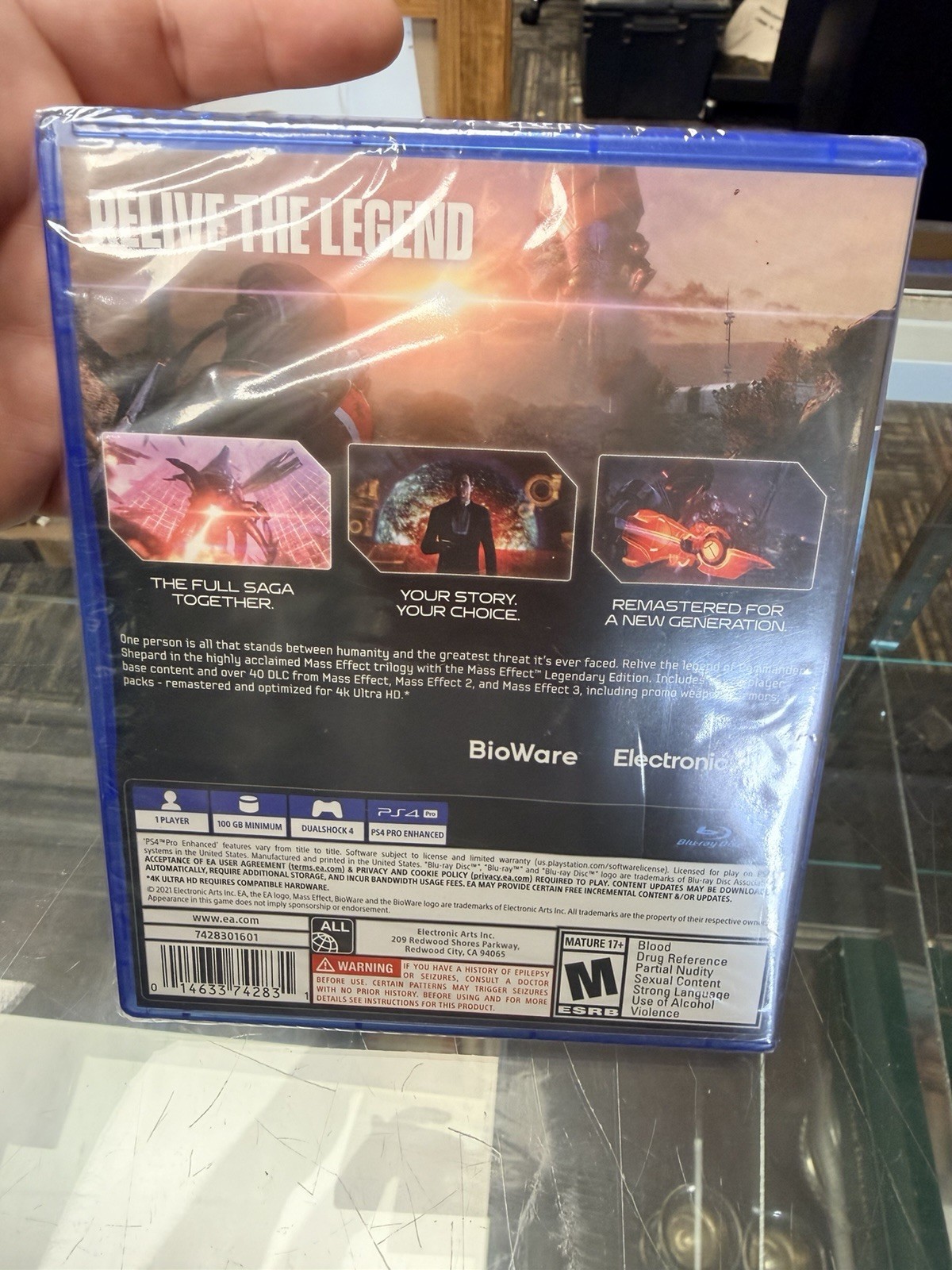 Mass Effect Legendary Edition (Sony PlayStation 4) PS4 New Sealed