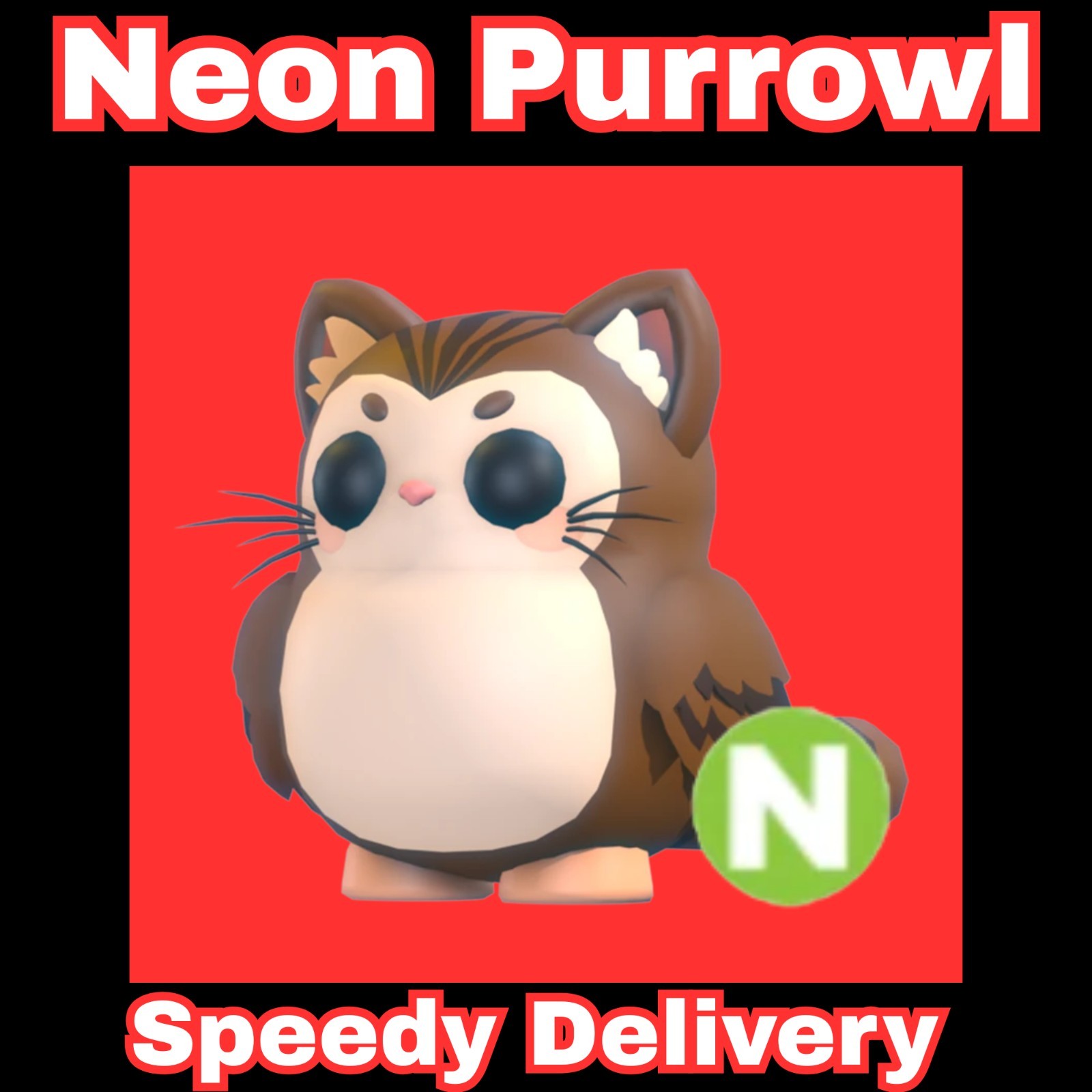 Neon Purrowl – Adopt Your Pet From Me! Birthday!🍬🍰
