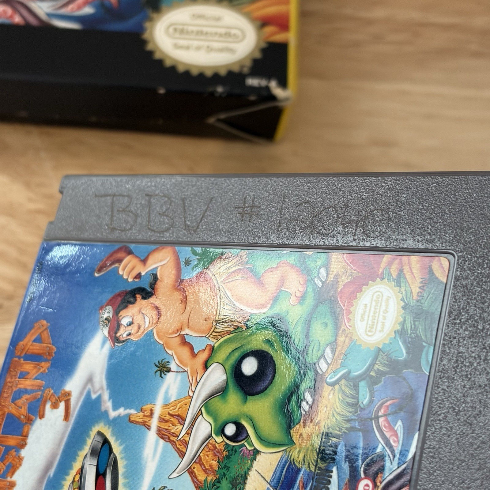 Adventure Island 3 In Box Nintendo NES Manual Missing Front Cover See Photos