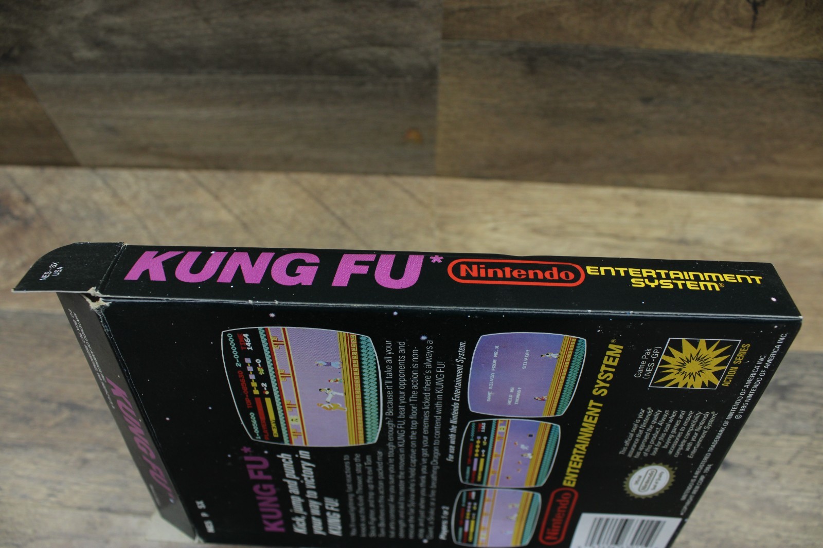 Kung Fu NES Nintendo Entertainment System Oval Seal Tested Rare
