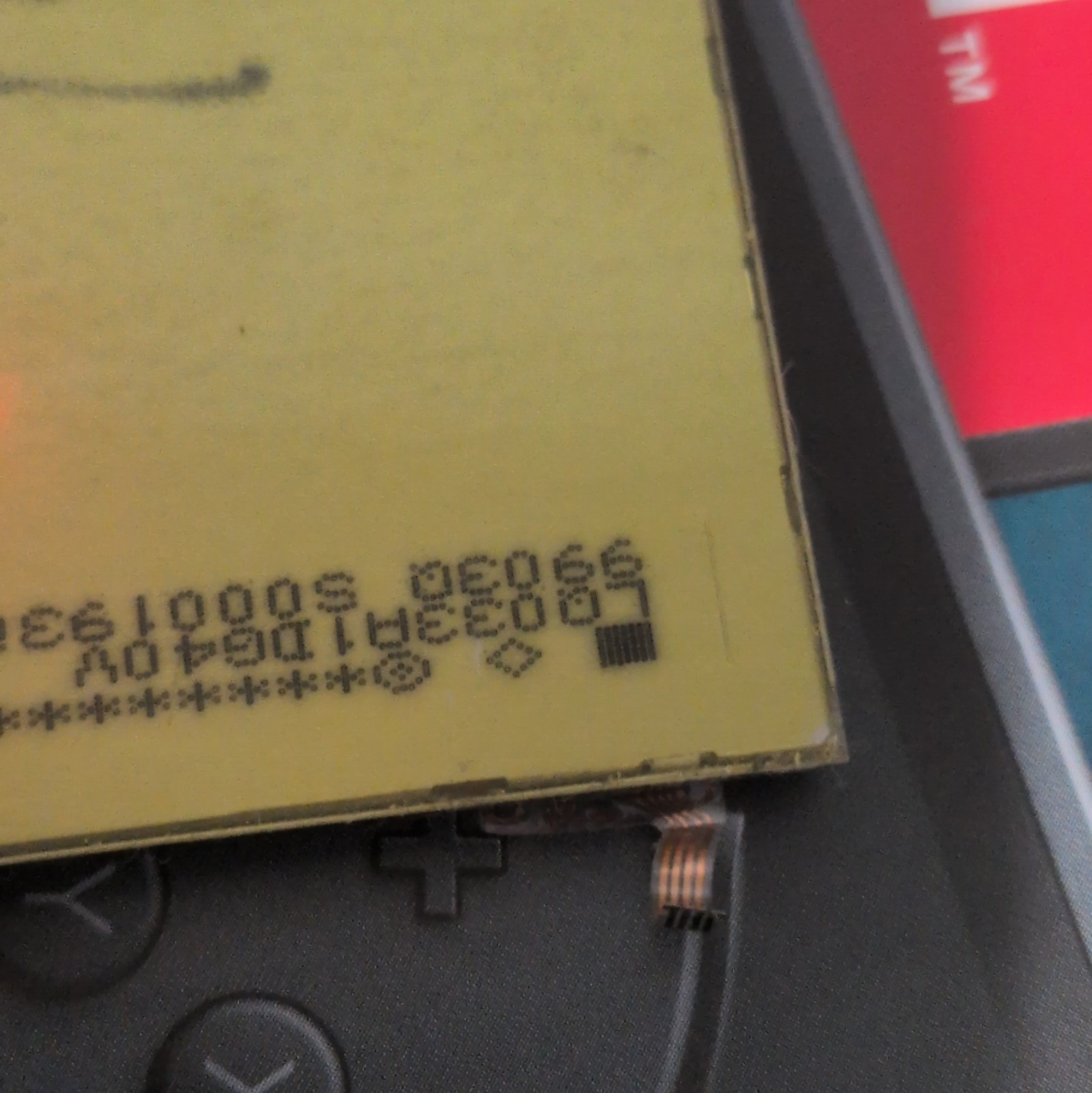 Nintendo Switch Replacement LCD Screen Display Module w/ Ribbon Cable Blue Frame