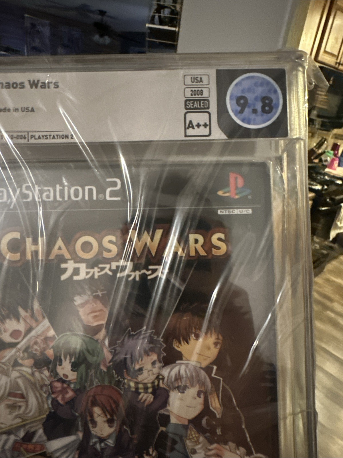 Chaos Wars (Sony PlayStation 2, 2008) – CGC Graded 9.8 A++, Sealed, Y-Fold RARE