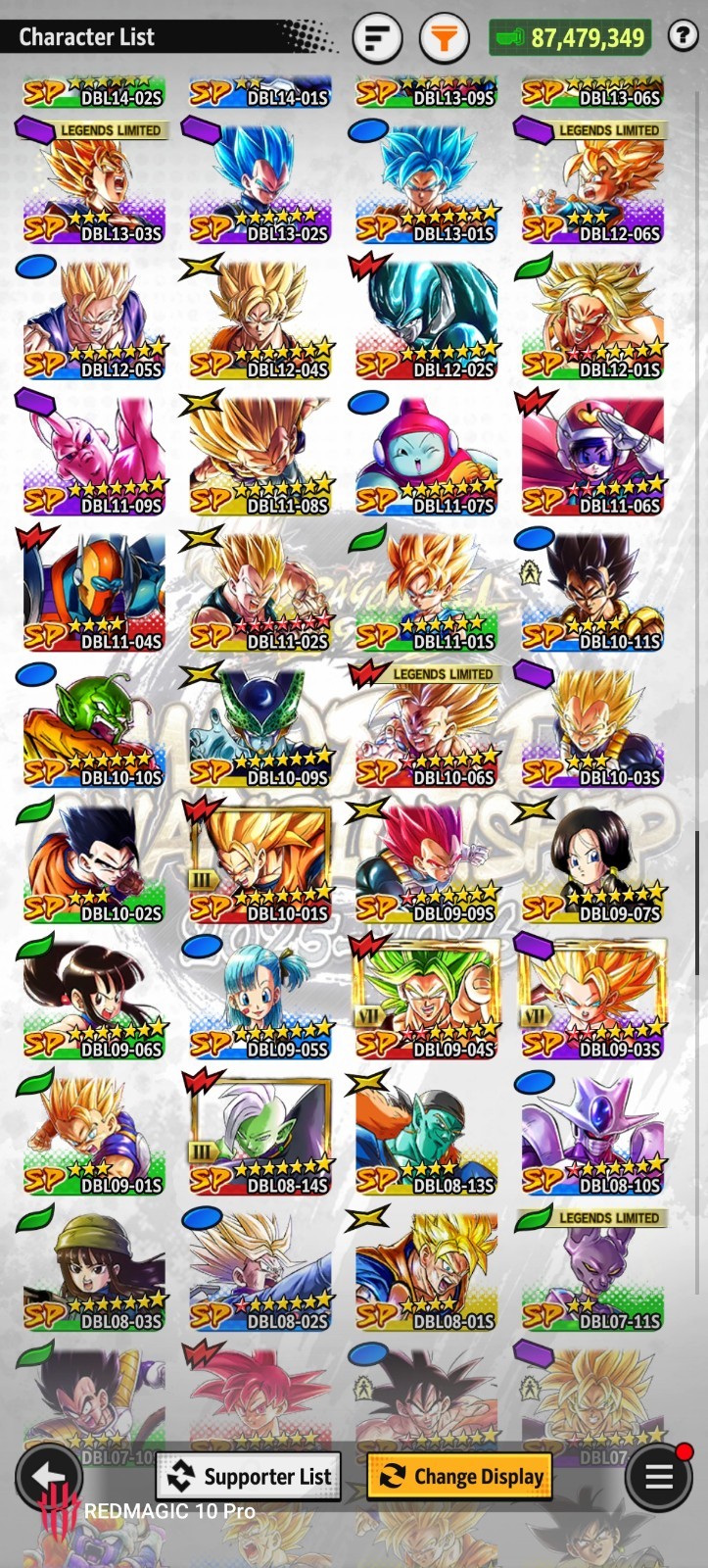 🔥TOP 2026 ANDROID dragonball legends Goku 4 UR 14 Goku UR 14 Vegeta SS4 UR 14