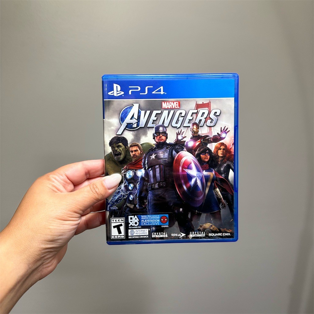 Marvel’s Avengers PS4 Game Disc w/ Original Case Action Adventure Square