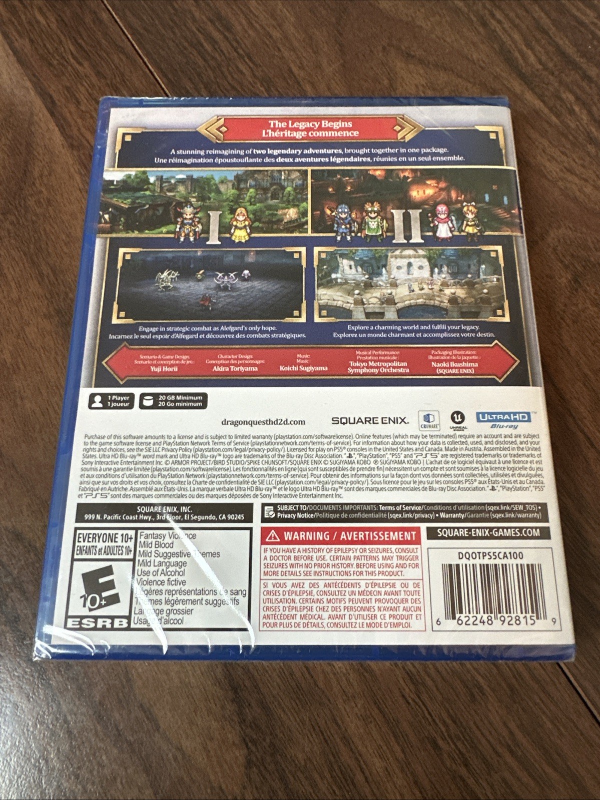 Dragon Quest I & II HD-2D Remake – Sony PlayStation 5 Sealed!