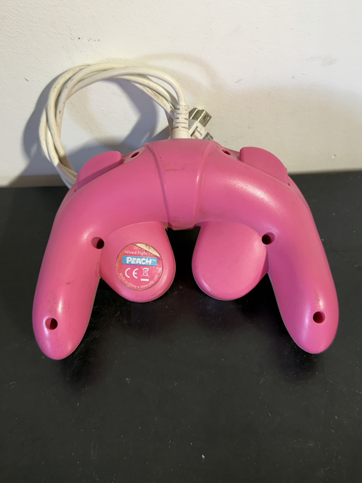 OEM Princess Peach Fight Pad Controller For Nintendo Wii U – Tested (085-006)