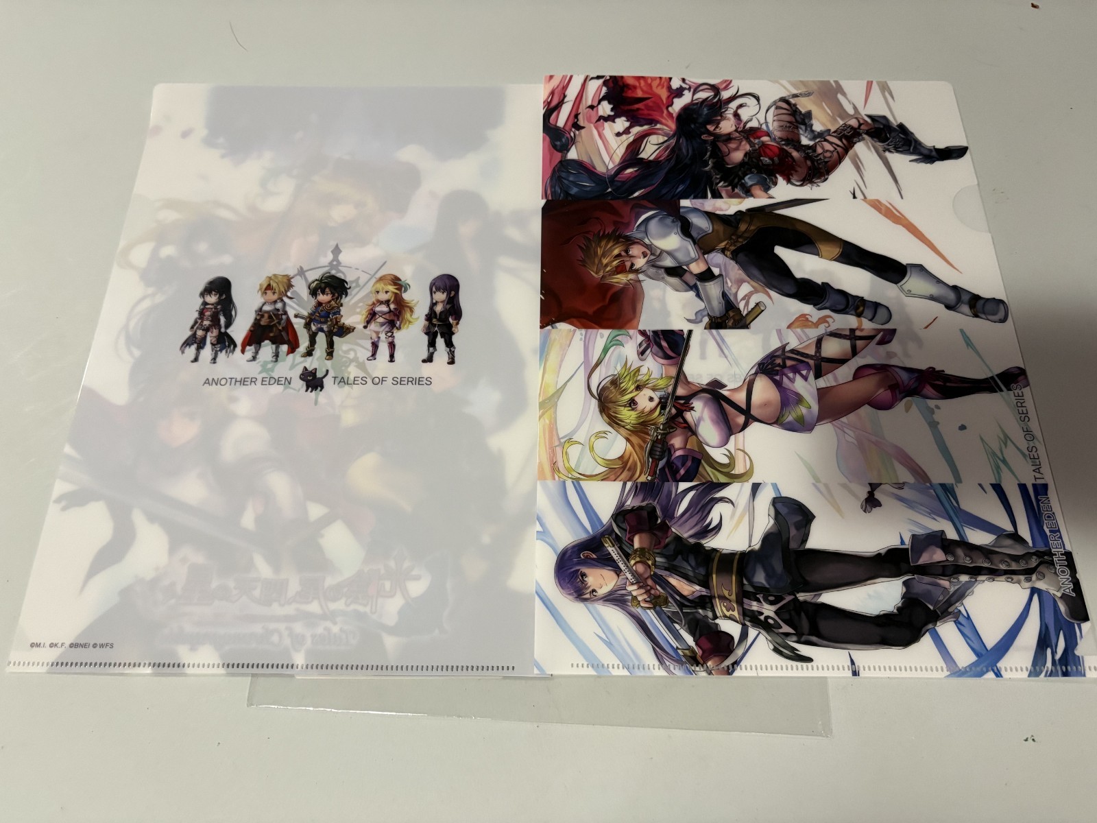 Another Eden Cat Beyond Time Space X Tales of Chronographia Series folder set