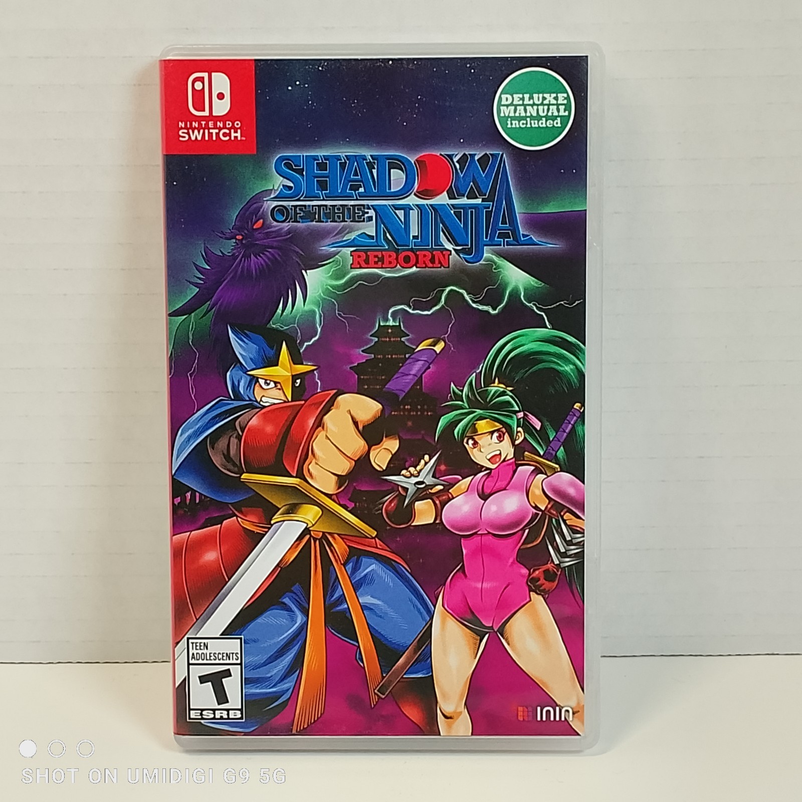 Shadow of the Ninja Reborn (Nintendo Switch, Natsume) Complete w/ Manual Tested