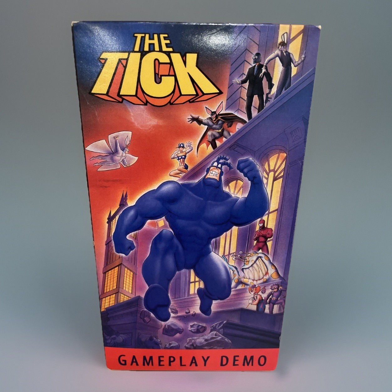 SUPER RARE The Tick SNES Sega Genesis 1994 Video Game Gameplay Demo Preview VHS