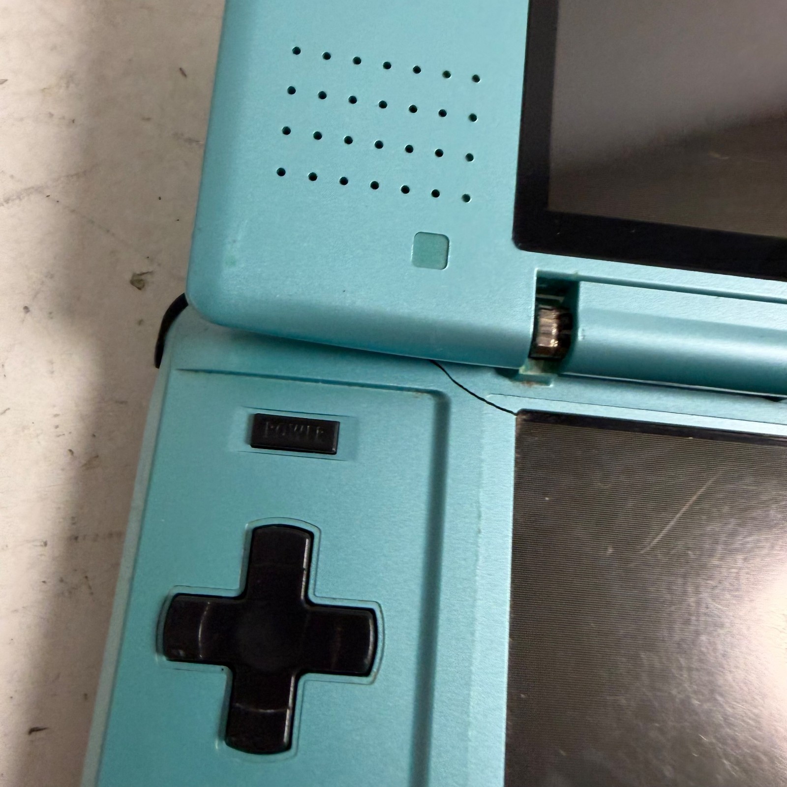 Nintendo DS NTR-001 Blue Dual Screen Handheld Video Gaming Console – For Parts