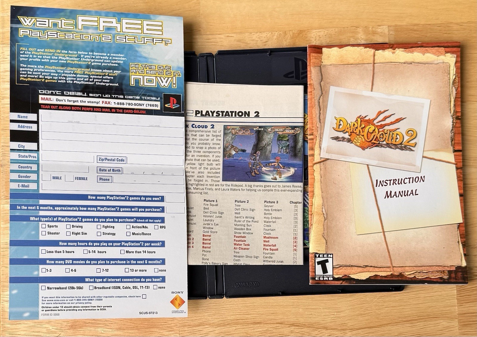 Dark Cloud 2 for PS2 (Level 5, 2003); CIB (Game, Case, & Manual w/ Registration)