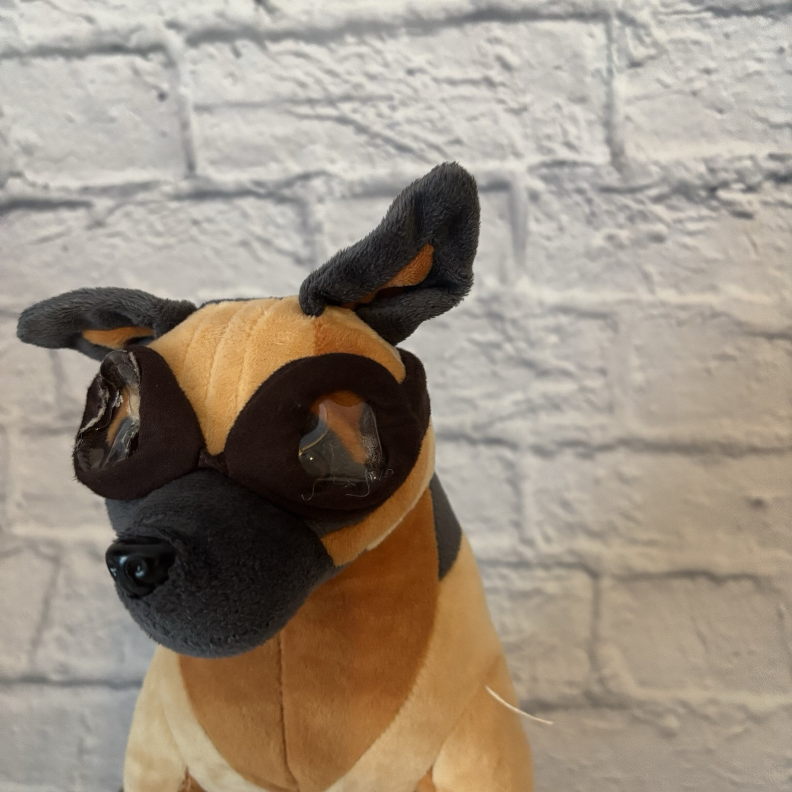 Fallout 4 Bethesda Dogmeat With Goggles Plush 10 1/2″ Stuffed Toy No Bandana