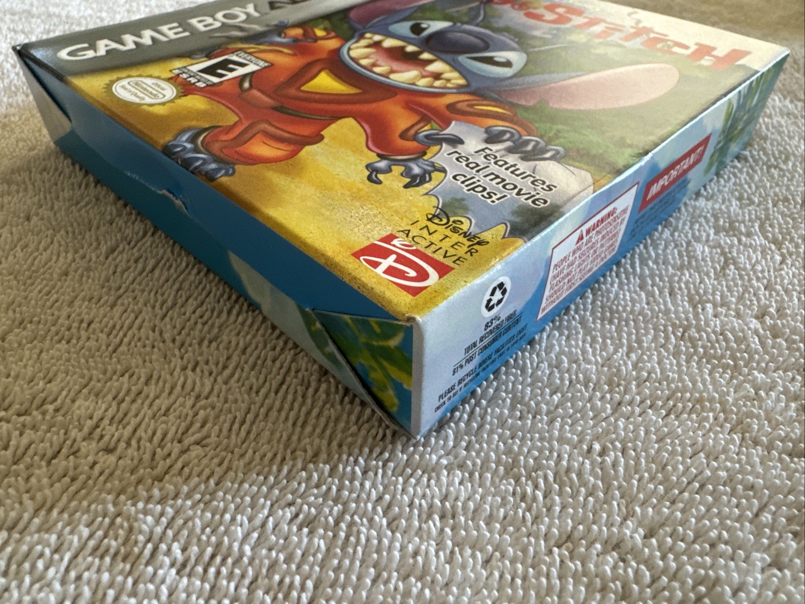 Disney Lilo and Stitch Nintendo Game Boy Advance GBA **CiB** Very Clean