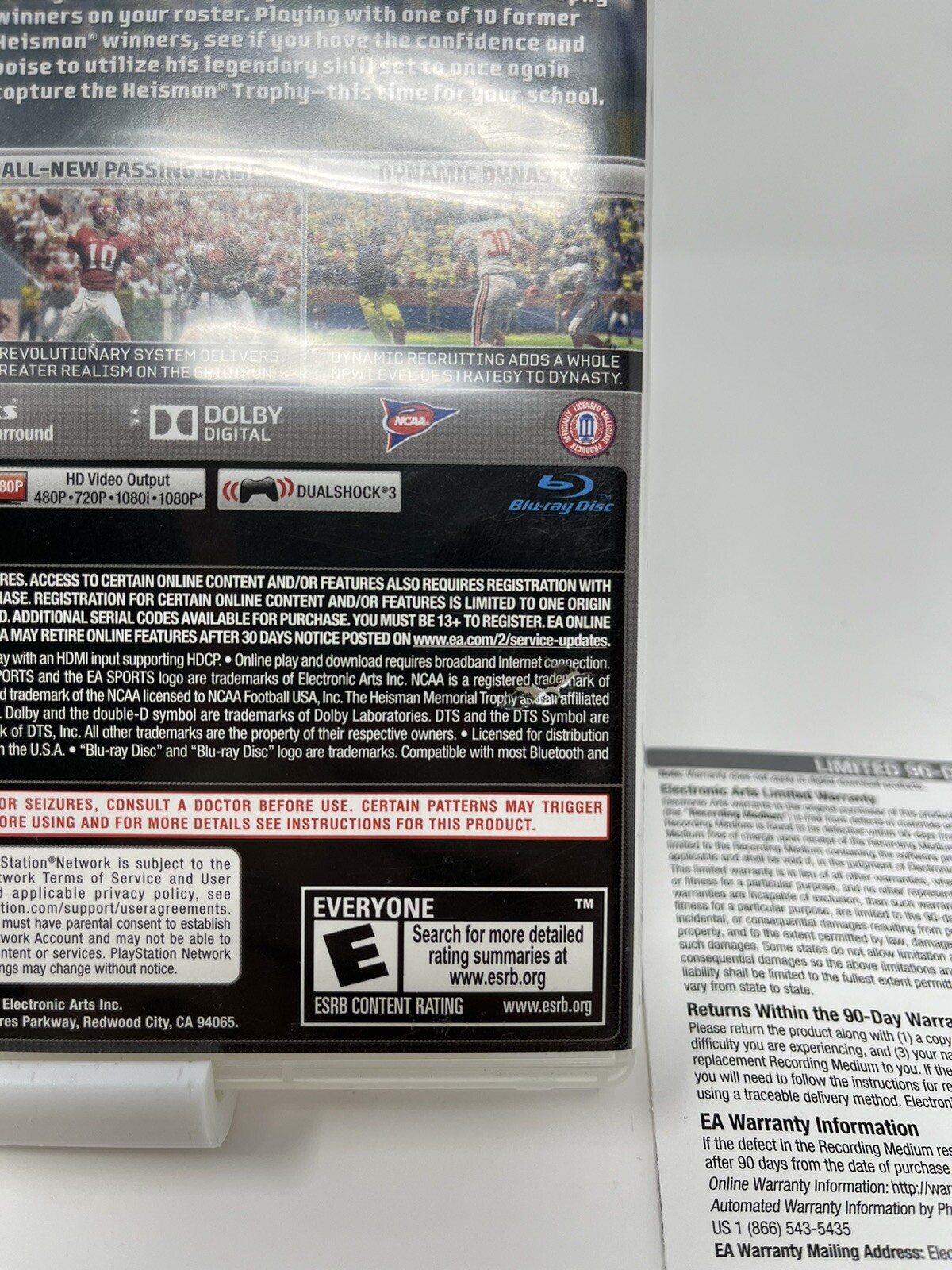 NCAA Football 13 PS3 PlayStation 3 CIB Complete W/ Manual Tested and Working