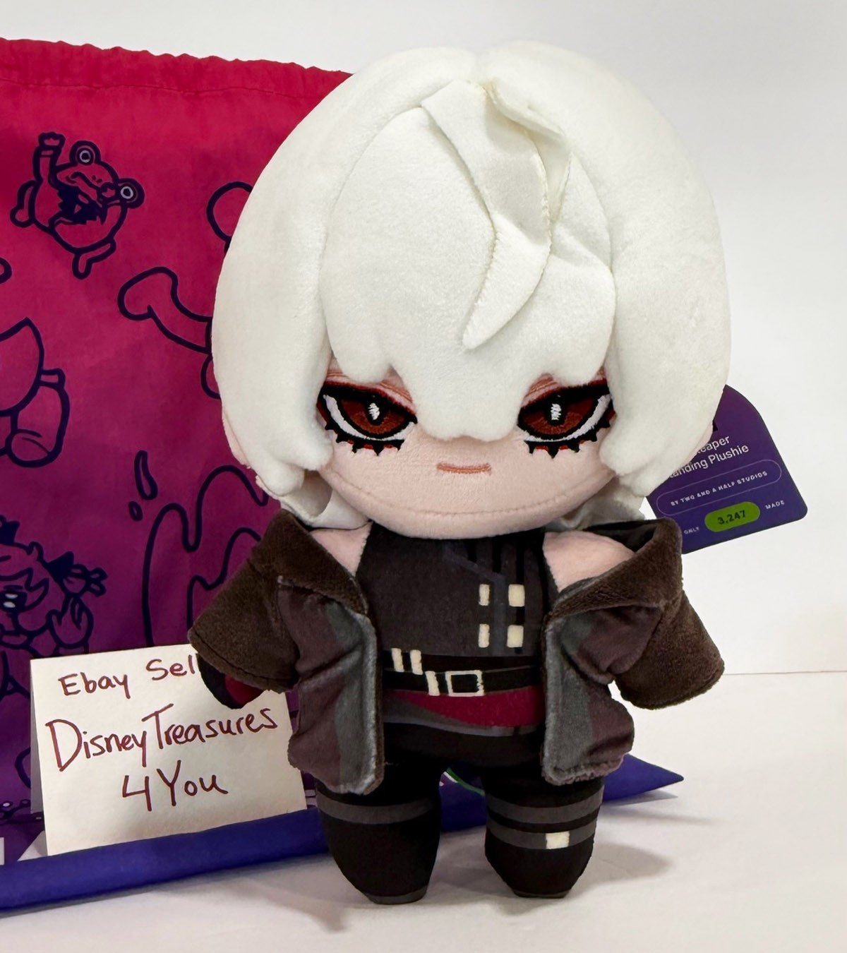 Makeship Grim Reaper Standing Plushie Date With Death Video Game Plush NEW Rare