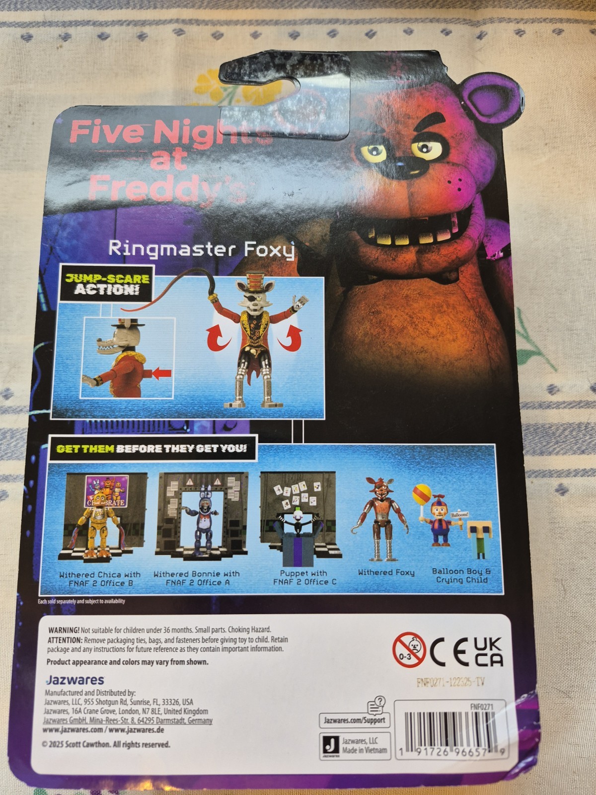 Five Nights at Freddy’s – “RINGMASTER FOXY” (TARGET EXCLUSIVE) JAZWARES *NEW*