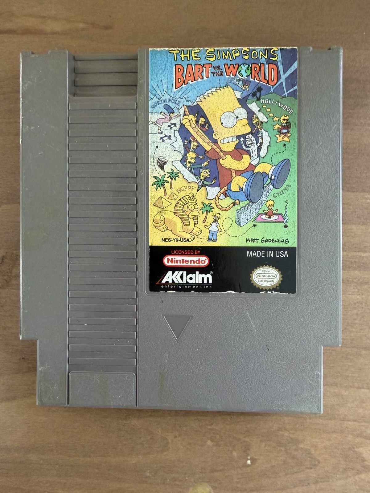 The Simpsons: Bart vs. the World NES Not Tested My Machines Down