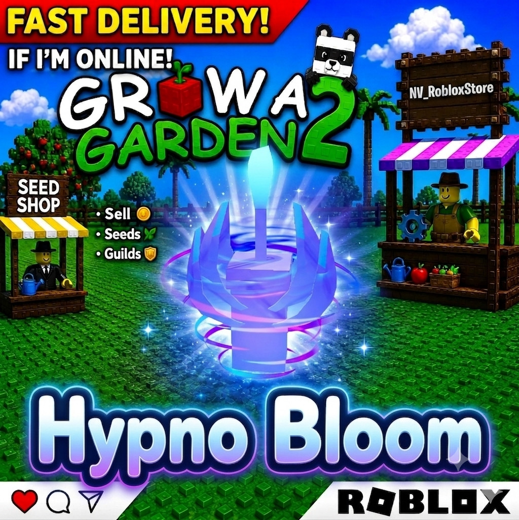 🌱Hypno Bloom Seed 🌱 – 🪴Grow A Garden🪴 2 | GAG2 | FAST | EASY
