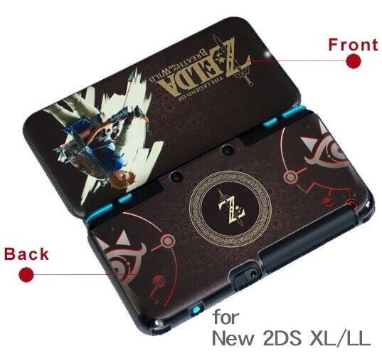 Snap on Case Cover Shell for Nintendo New 2DS XL/LL Double Sides Designs