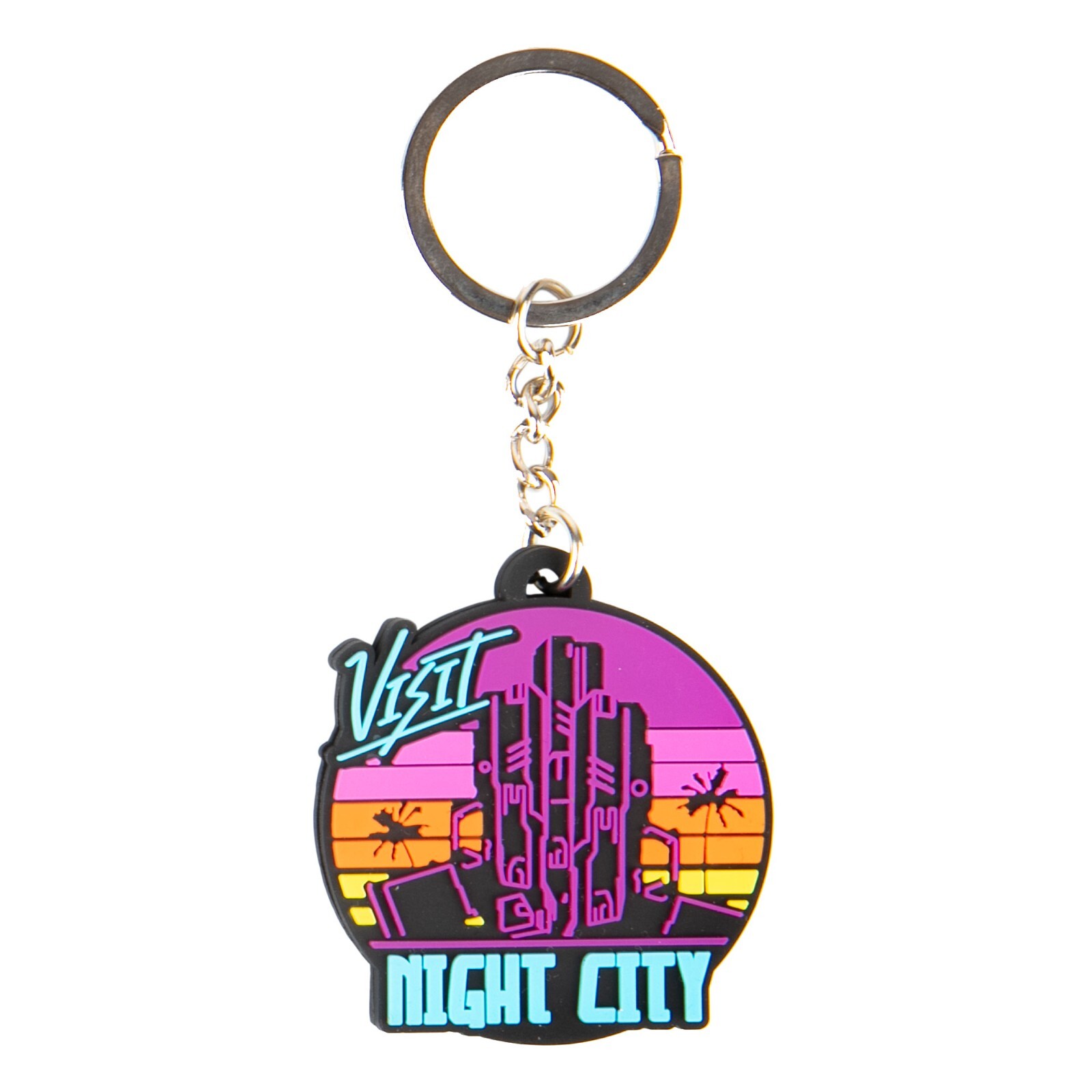 Cyberpunk 2077 Set of 3 Keychains Logo Johnnys Guitar Night City Phantom Liberty