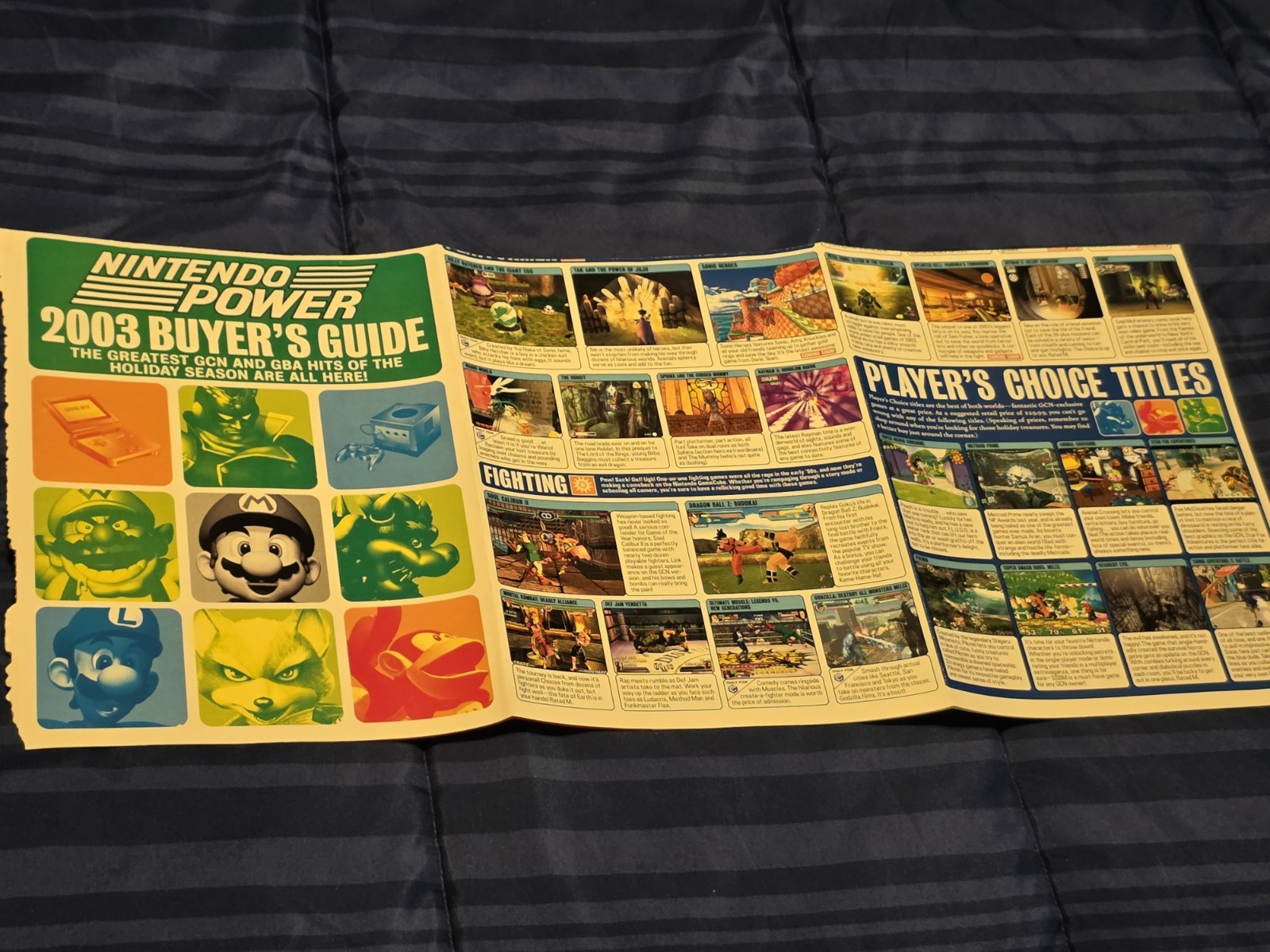 Nintendo Power 2003 Buyer’s Guide GameCube GBA Zelda Pokemon Colosseum