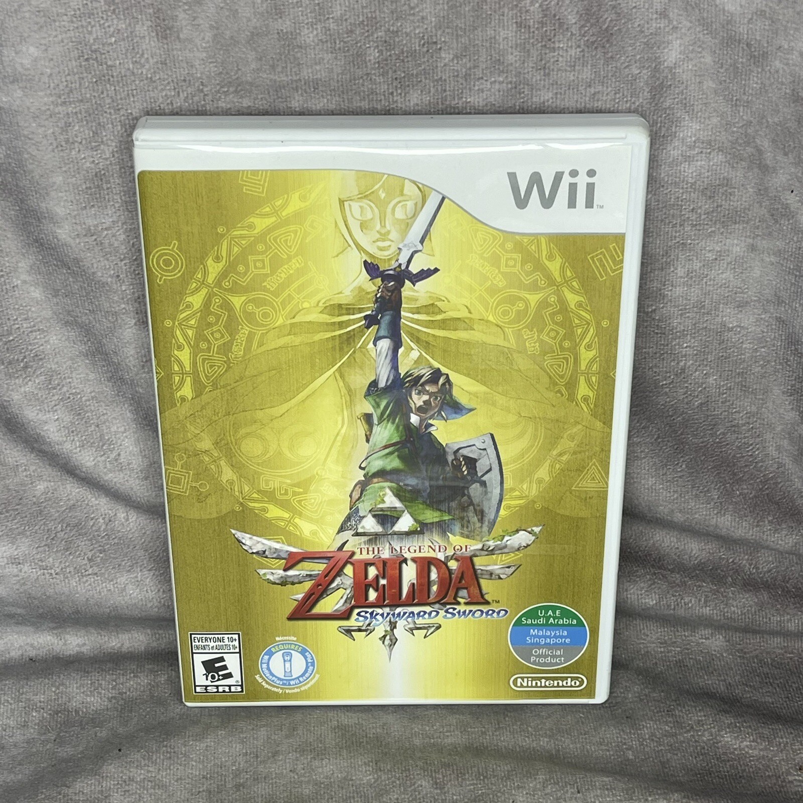 Legend of Zelda Skyward Sword Wii UAE/Saudi/Malaysia/Singapore Version Complete