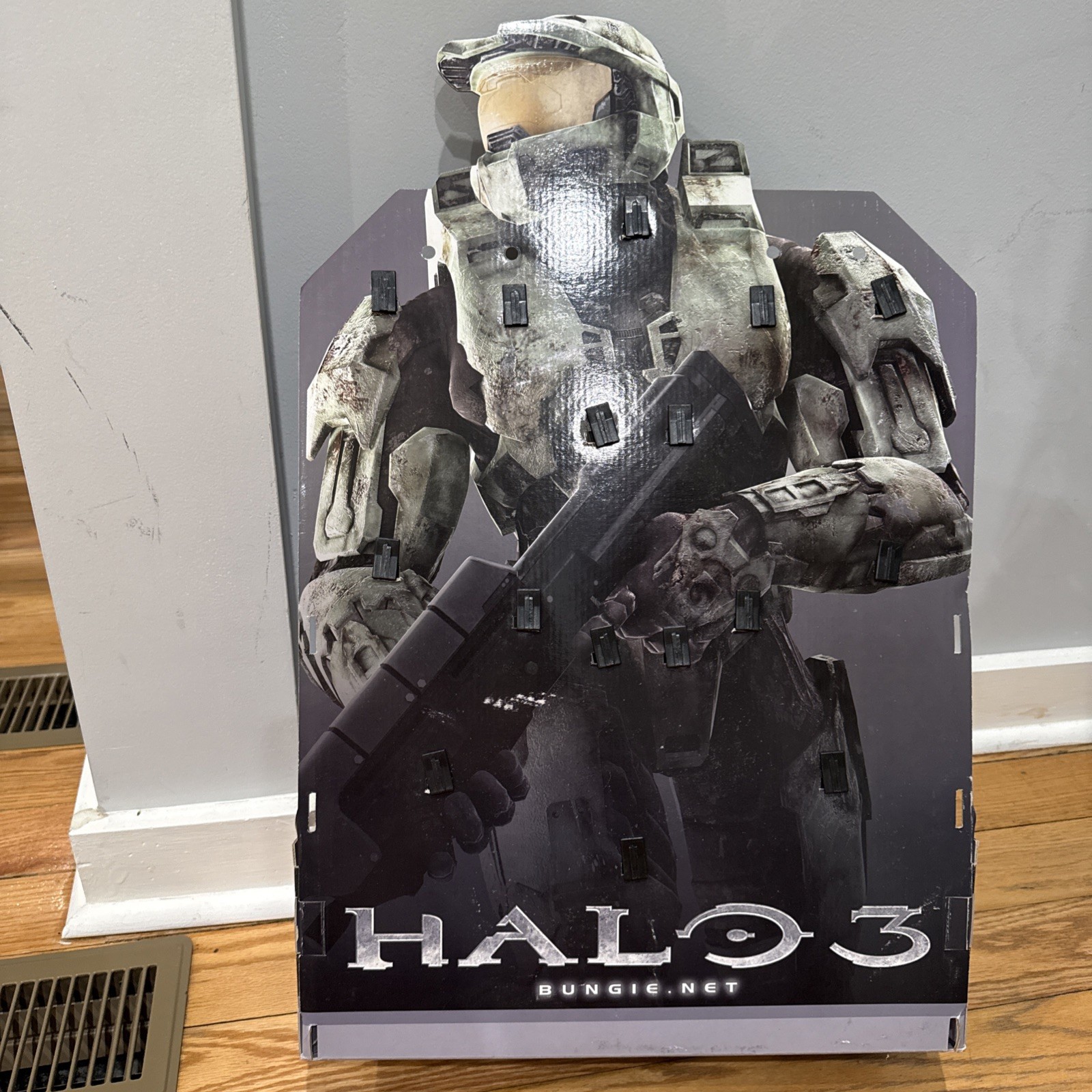 Vintage Halo 3 Standee Large Store Display Xbox 360 Hanger