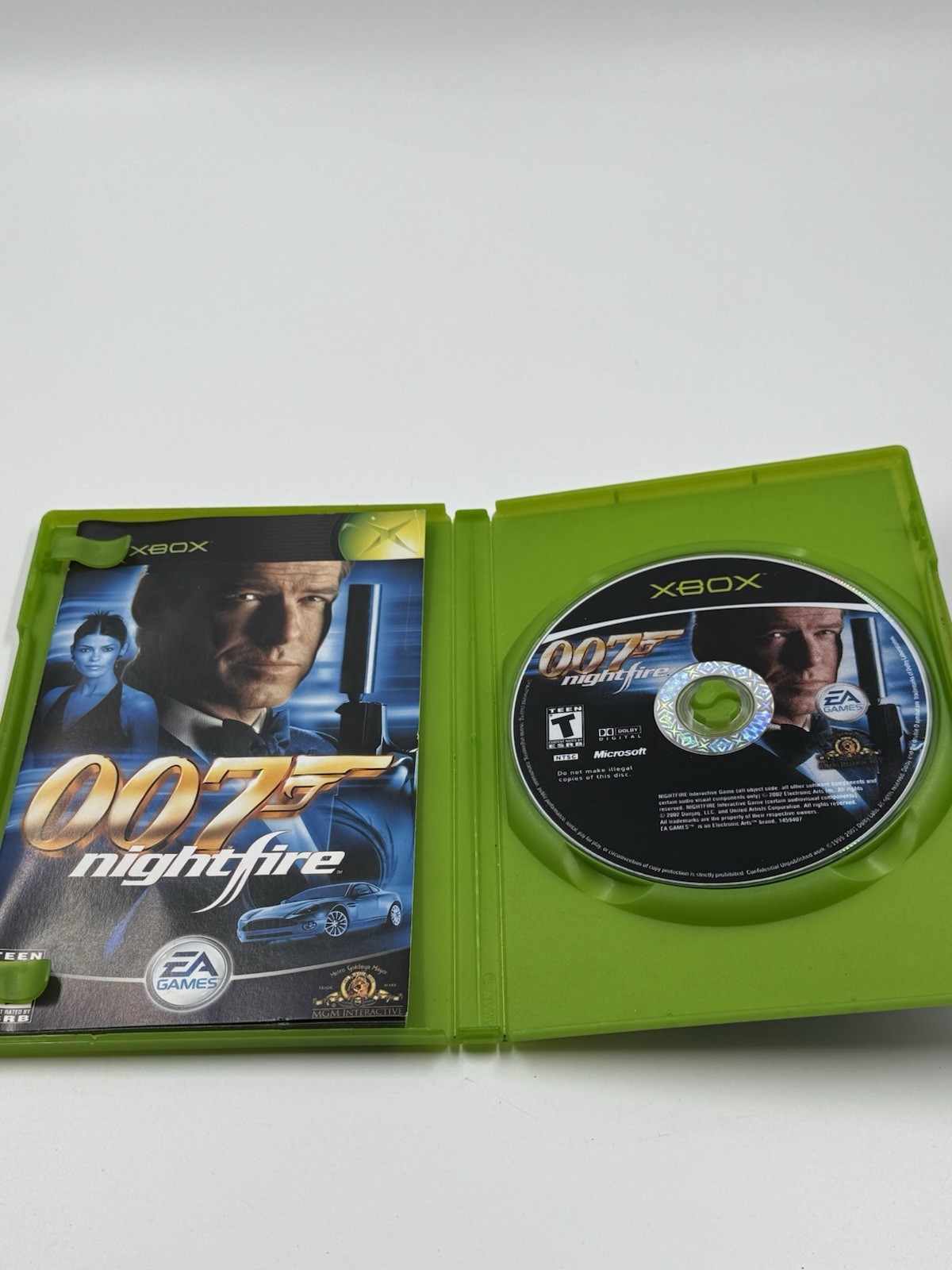 007: NightFire (Microsoft Xbox, 2002). Complete. Tested Read