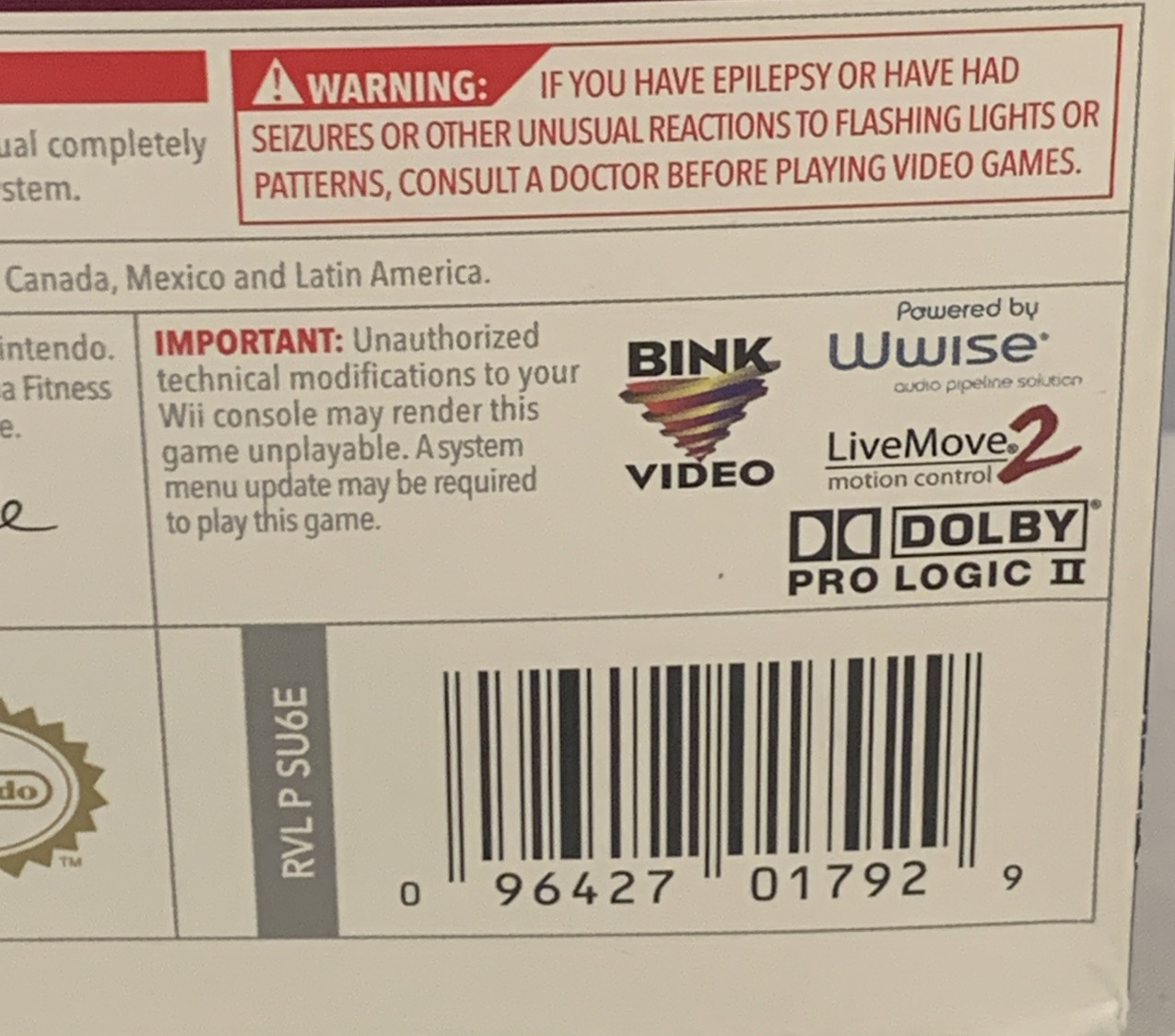 Zumba Fitness Core – Nintendo Wii – Video Game – VERY GOOD and Complete
